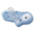 thumbnail image 4 of Puppy Double Food Bowls, Cervical Spine Protection Slip Resistance 3 In 1 Water Feeder Bowls Multipurpose Safe Splash Proof With 500ml Water Bottle For Cats Blue, 4 of 8