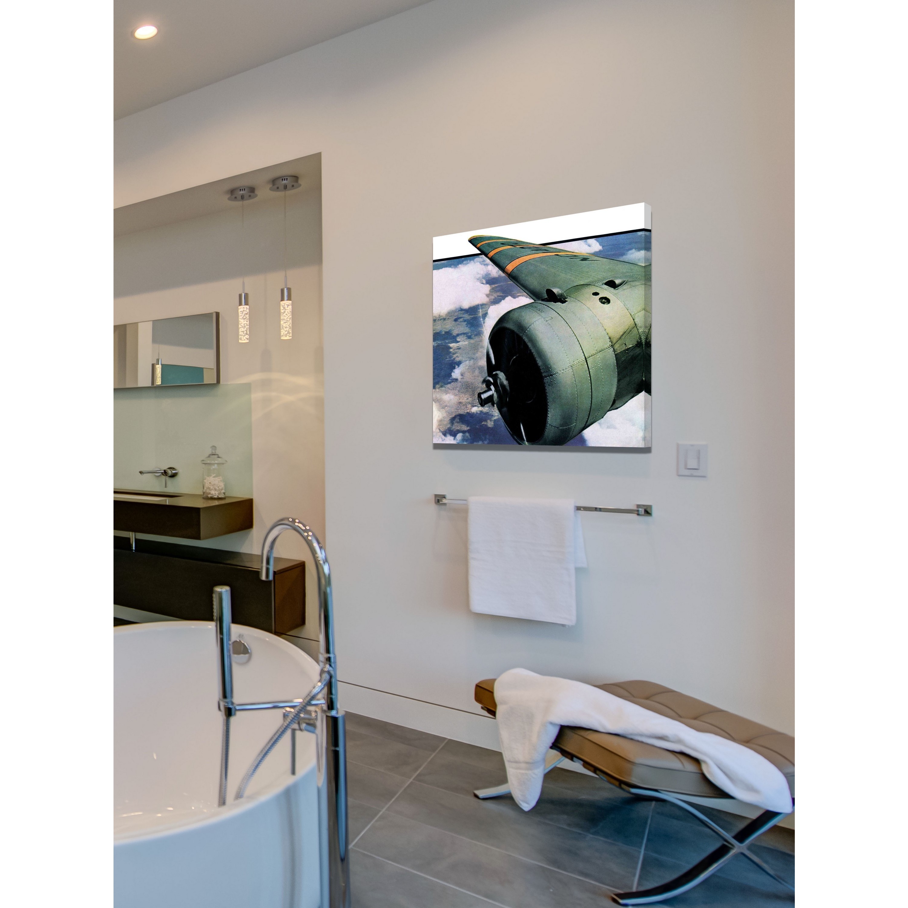 Marmont Hill "Propeller" Painting Print on Canvas