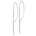 thumbnail image 2 of 925 Sterling Silver Threader Earrings; for Adults and Teens; for Women and Men, 2 of 3