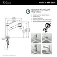 thumbnail image 4 of Kraus Khu32-2610-41 Kitchen Combo 31-1/2" Undermount Single Basin 16 Gauge Stainless Steel, 4 of 7