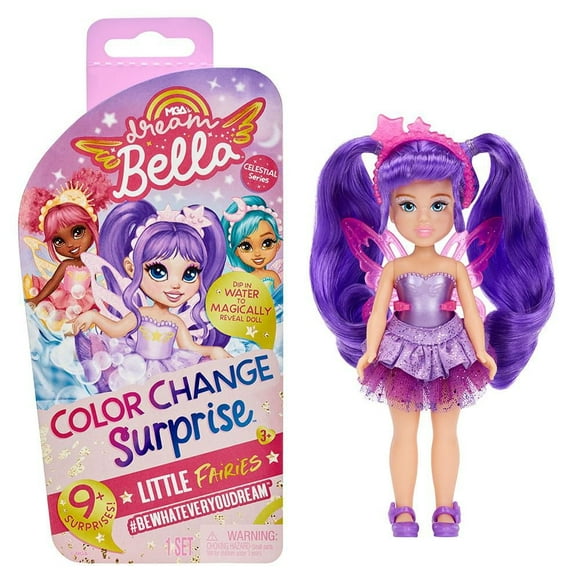 MGA's Dream Bella™ Color Change Surprise™ Little Fairies™ Celestial Series Doll- Aubrey™, Star Inspired Mini Fashion Doll