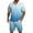 Navy-A#1327, variant on Hearthz Men's 2 Piece Short Sets Gradient Print Short Sleeve Button Down Shirt and Shorts Set Summer Casual Tracksuit with Pockets