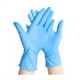thumbnail image 1 of Guantes de nitrilo desechables. Sin talco ni látex. Caja de 100 guantes. Talla: XL (Grande). Color azul, 1 of 4