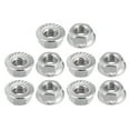 thumbnail image 5 of M6 Serrated Flange Hex Lock Nuts 316 Stainless Steel 10 Pcs, 5 of 5