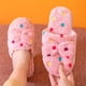 thumbnail image 2 of Pantuflas de algodón cálidas para el hogar con piso de madera y lazo para mujer Baotou de invierno para niña, 2 of 6
