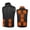 (11-Zone)Black, variant on Heated Vest for Men, Electric Heating Sleeveless Jacket, Stand Collar Warm Gilet for Outdoor Camping Hiking Skiing