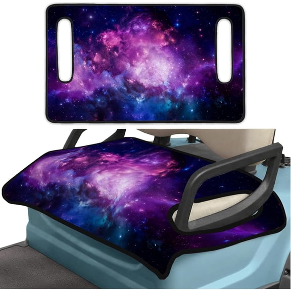 Golf Cart Seat Covers, Pulple Sky Golf Cart Seat Towel Blanket Club for Golf Lover, Golf Cart Accessories, Keep Seat Comfortable and Cool for 2-Seat Golfs Carts, Gifts for Christmas Thanksgiving