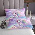 thumbnail image 3 of Erosebridal Girls Unicorn Coverlet Set Twin, Ultra Soft 2-Piece, 3 of 5