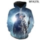 thumbnail image 5 of 2021 Nueva Sudadera Casual con Estampado 3D de Astronauta para Hombres Mujeres Niños Ropa de Calle Sudaderas con Capucha de Moda para Niños Niñas Sudaderas para Niños Abrigo Fresco, 5 of 5
