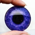 thumbnail image 3 of Jewel Tone Dark Blue Human Inspired Glass Eyes, 3 of 9