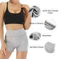 thumbnail image 3 of QRIC Yoga Shorts Women High Waist Butt Lifting Workout Biker Shorts Running Summer Hot Shorts, 3 of 6