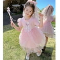 thumbnail image 4 of Little Girls Princess Dress Summer Short Sleeve Costume Cosplay Dress up, 4 of 5