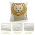 thumbnail image 4 of JEUXUS Lion Home Decor Pillow Cover, Pillowcase, Cushion Cover and Decorative Throw Pillow Cover for Nursery and Kid's Room, 4 of 5