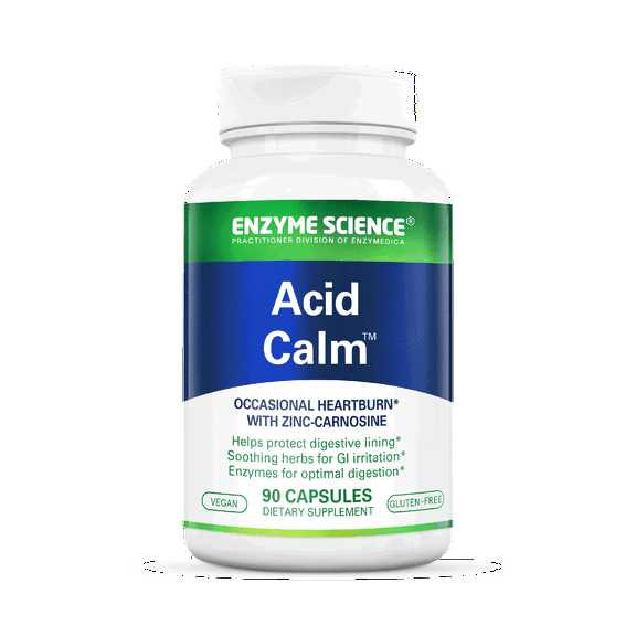 Acid Calm with Zinc Carnosine, 90 Capsules, Enzyme Science