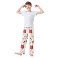 thumbnail image 2 of FORMRS Niños Pajama Pants with Pockets Size 9-10Y Soft Lounge Sleep Bottoms, Red Christmas Gift Pattern, 2 of 8