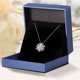 thumbnail image 5 of Rhinestone collar de gargantilla de plata del copo de nieve Collares de cristal de la cadena de joyería para las mujeres niñas, 5 of 7