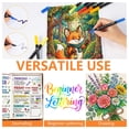 thumbnail image 4 of Rongyman 72 Colors Dual Tip Art Markers, 0.4mm Fine Point & 1-4mm Flexible Brush Tip Coloring Pens for Adult Coloring Books, Drawing, Journaling, Hand Lettering, Sketching & Calligraphy, Premium Arti, 4 of 7