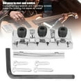 thumbnail image 4 of Electric Guitar String Lock Nut, Metal Electric Guitar String Lock Nut With Headstock String Retainer Bar Screw Hex Wrench Replacement, 4 of 8