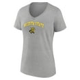 thumbnail image 2 of Women's Heather Gray Wichita State Shockers Campus V-Neck T-Shirt, 2 of 3