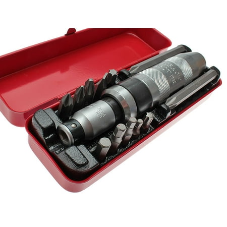 

Heavy Duty 14Pcs 1/2 Drive Impact Driver Set Screw Remover Tightener Reversible