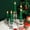 5"/6Pcs, variant on Guvpev 3Pcs Christmas Tree Candles with Remote, 9.5 Inch Real Wax Flameless Taper Candles, LED Candles Battery Operated with 3D Flickering Flame, Evergreen Candlesticks Christmas Decorations Indoor