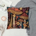 thumbnail image 2 of Qinduosi Mushroom Throw Pillow Covers,Retro Mushroom Decorate Pillow Case for Home Bedroom Living Room Office,Gift for Mushroom Lovers White, 2 of 5