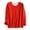 Red, variant on HKEJIAOI Thermal Underwear Tops for Men Base Layer Tops Fashion Comfy Long Sleeve Solid Pullover V-Neck Warm In Winter