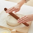 thumbnail image 7 of Inerposs Wooden Rolling Pin, 16 Inch Dough Roller, Solid Wood Baking Utensils, Non-Stick Kitchen Tool, Multi-Purpose Rolling Pin for Pie, Cookies, Bread, Pizza, Noodles, 7 of 7