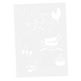 thumbnail image 4 of HONITANO 1Pack Diy Craft Layering Stencils for Painting Hollow Design Portability White Plastic, 4 of 8