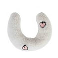 thumbnail image 2 of LACKUST Pet Dog Pillow - Protects Cervical Deep Sleep, U-shaped Pillow,White, 2 of 2