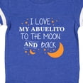 thumbnail image 4 of Inktastic I Love My Abuelito to the Moon and Back Boys or Girls Baby Bodysuit, 4 of 5