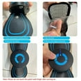 thumbnail image 4 of Surrme Masajeador de piernas con ondas electromagnéticas Mini masajeador cervical 6 modos ajustables para aliviar el dolor brillar  Electrónica, 4 of 5
