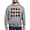Graphite Gray, variant on - Playing Card Symbols Hooded Sweatshirt - Pullover Hoodie, Hooded Sweatshirt