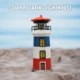 thumbnail image 1 of Lámpara Faro Solar Led ecológico para jardín de resina para el Ehuebsd hogar decoración giratoria de polisilicio 360 paneles, 1 of 9
