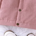 thumbnail image 4 of Kiijoy Little Girls Winter Corduroy Jacket Kids Casual Coat Outerwear, Sizes 5-6, 4 of 7