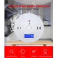 thumbnail image 5 of Detector de humo y monóxido de carbono, alimentado por batería, alarma combinada de humo y CO, alerta de voz, 5 of 5