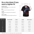 thumbnail image 5 of Fotbe Colorful Betta Fish Camisa Estampada de Manga Corta para Hombre, Casual de Verano, Estilo Playero, Sin Arrugas-Large, 5 of 5