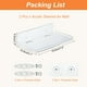 thumbnail image 2 of Uxcell Estantes Flotantes Pequeños de 8" Estantes Claros de Acrílico para Pared Estante de Pared Pequeño Estantes de Baño 2 Pcs, 2 of 7