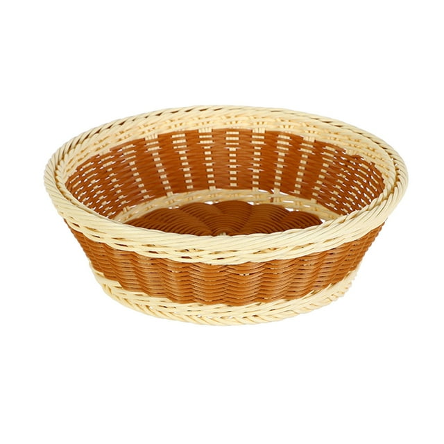 Ohufall Plastic Imitation Vines Storage Basket, Multi Functional Storage Tray For Fruit, Vegetables, Snacks, Candy And Bread, Practical Kitchen Storage Organizer With Snack Containers Function