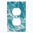 thumbnail image 3 of Metal Light Switch Plate Outlet Cover (Image of Marble Blue MAR015), 3 of 24