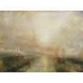 thumbnail image 2 of Art.com Yacht Approaching the Coast Stretched Canvas Print Wall Art by J. M. W. Turner, 32" x 24", 2 of 4