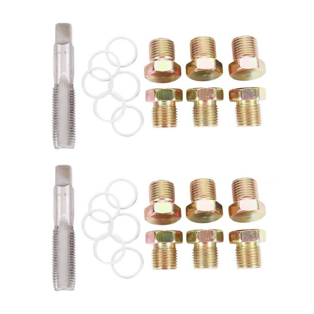 14 Pcs M15X1.5 Oil Sump Pan Stripped Thread Repair Tools Set Automotive