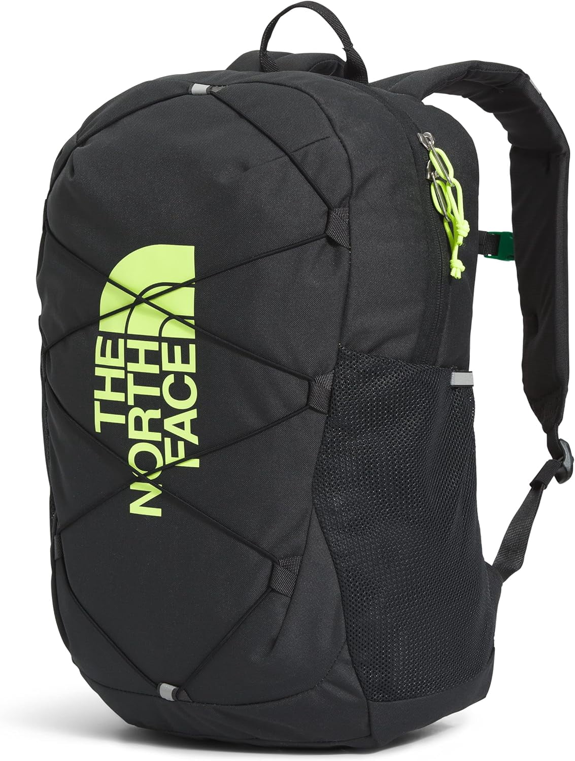 The North Face Teen Court Jester Backpack, Color Asphalt Grey/LED Yellow, One Size