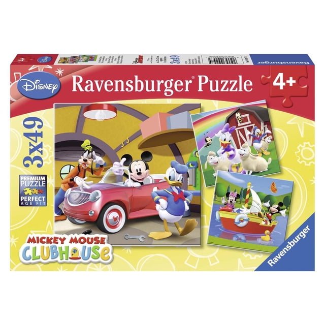 Rompecabezas 3 en 1 Todos Mundo Ama A Mickey 49 Piezas Cada Uno Ravensburger Ravensburger Todos Mundo Ama A Mickey