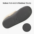 thumbnail image 5 of FamilyFairy Women Memory Foam Bootie Slippers, Warm Cozy Micro Suede Slipper Boots with Fuzzy Plush Lining and Collar, Winter Non Slip House Shoes for Indoor Outdoor, 5 of 6