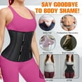 thumbnail image 2 of Beauty Waist Trainer for Women,Latex Waist Cincher Corset,Compression Waist Trimmer Body Shapewear, 2 of 7