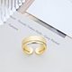 thumbnail image 3 of Anillo ajustable Yashi ancho de oro regalo de joyería para hombre y mujer, 3 of 5