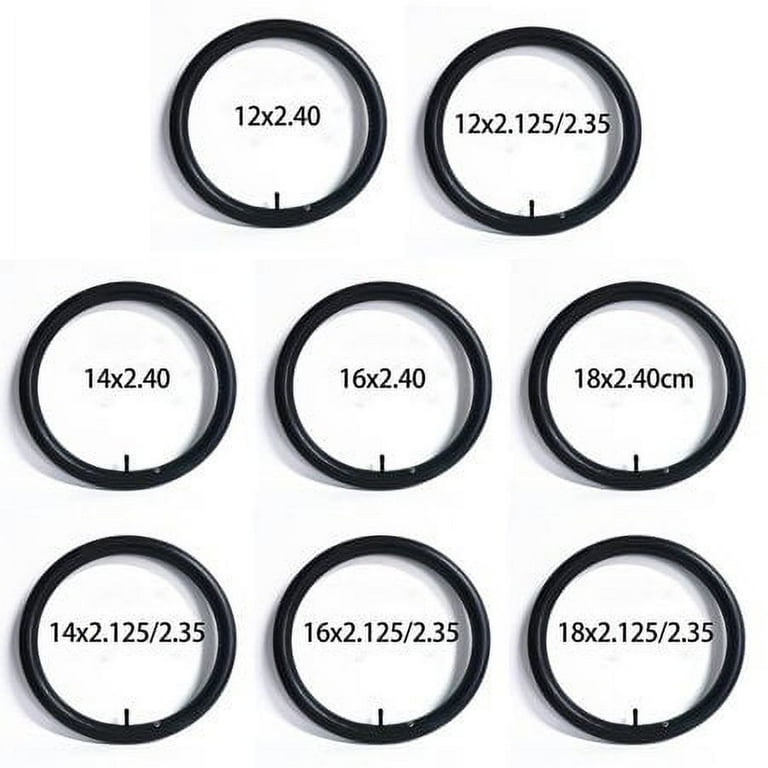 Kids Children Bicycle Bike Wheel Straight Inner Tube 12 18 Inch X2