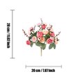 thumbnail image 6 of Eattic Artificial Flowers for Outdoors Clearance Bouquet 7 Bouquet Artificial 21 Decorative Consisting Roses Silk Branches Rose Home Decor 21 Artificial Flowers Pink Clearance Sale, 6 of 7