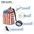 thumbnail image 5 of Balery America Flags2 Vintage Canvas Backpack for Men and Women - Large Capacity, Durable Travel Laptop Bag for School, Work, Hiking, and Outdoor Activities-Medium, 5 of 7